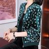 Women's Spring/Autumn Korean Gold Velvet Loose Fit Slimming Baseball Jacket