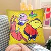 Pc Anime SSmiling Friends Pillow Case Fashion Square Pillowcase Bedroom Sofa Room Ins Decoration Leisure