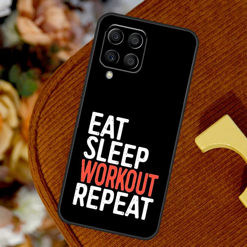 Kulturistika Gym Fitness pro Samsung Galaxy M23 M33 M13 M53 M11 M51 M14 M34 M54 M15 M55 M20 M30s M12 M32 M52 pouzdro