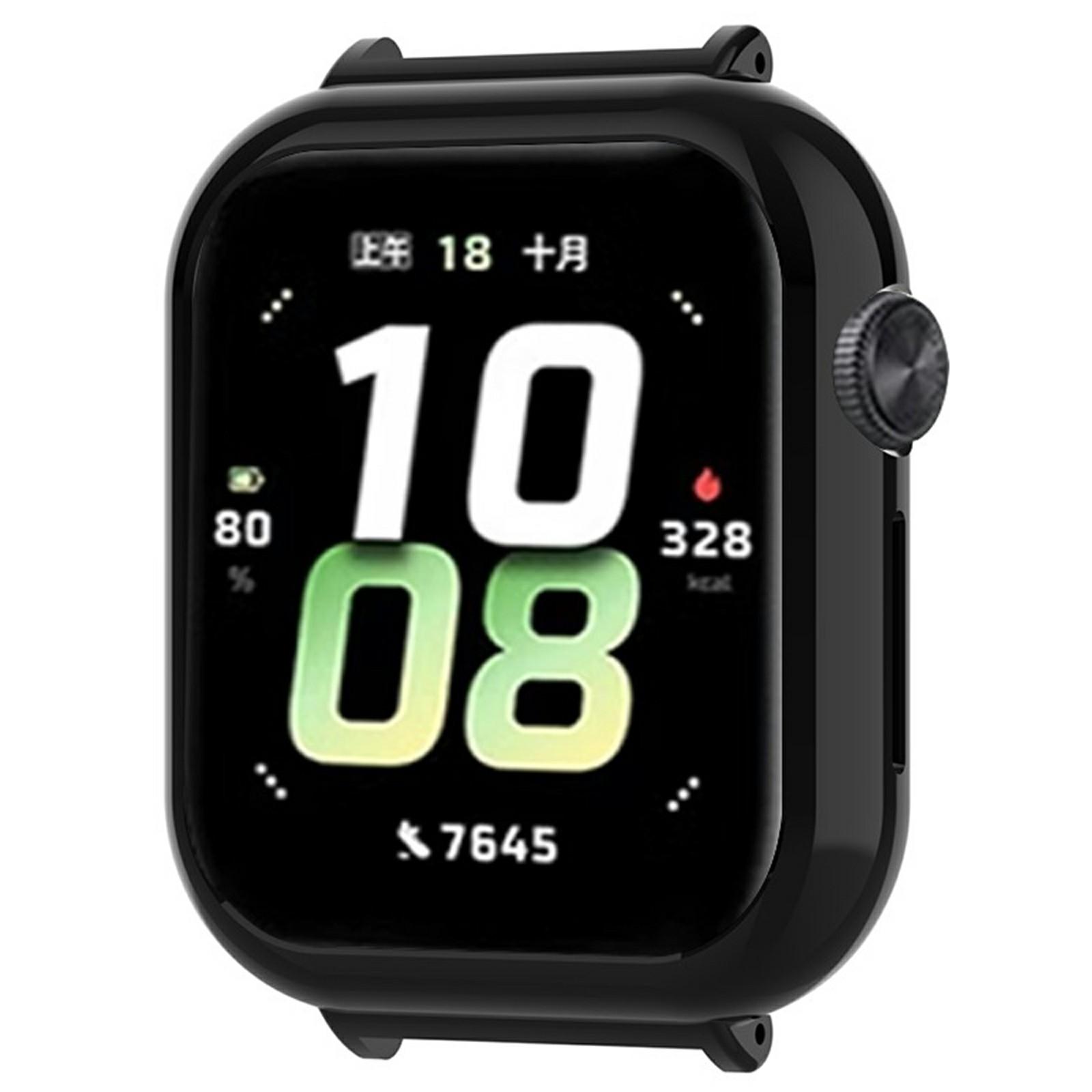 

For Honor Watch 5 Protective Case 20mm Watch Strap Connector Frame Transparent