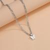 Source Animal Silver Butterfly Pendant Necklace Metal Personality Ladies Collarbone Chain