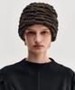 Kimjisu Melange Ruched Beanie _ Brown