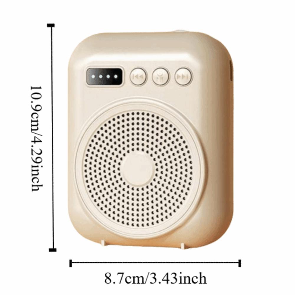 with Belt Wireless Voice Amplifier Lightweight Sound Amplifier Classroom Sound Speaker  Travel