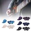 4Pcs Guitar Plectrums Sheath Thumb Finger Picks For Acoustic Bass Guitar