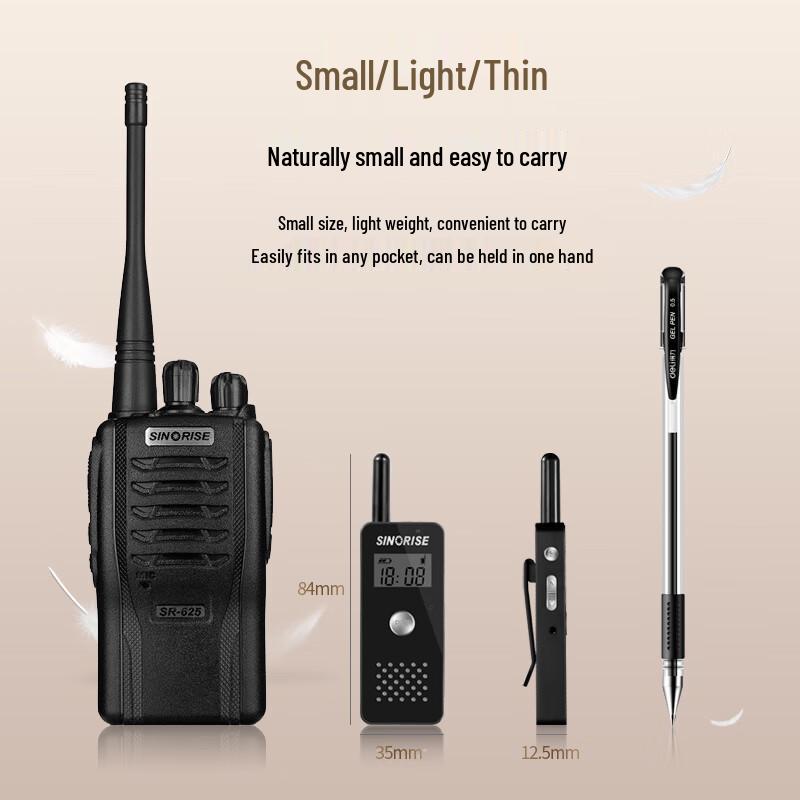 

Sinorise Mini Ear-hook Two-Way Radio (CN version)