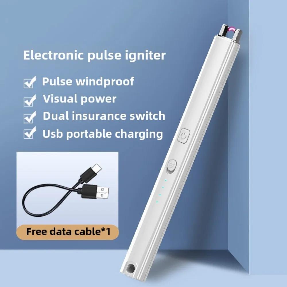 Windproof Electronic Lighter Aromatherapy Candle Gas Stove Ignition Gun Usb Charging Household Ignition Stick New Gifts