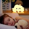 LED Night Lamp for Children Baby Kids Gift Cartoon Cute Cloud Night Light Silicone