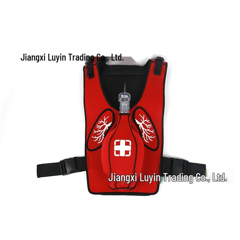 Adult Red Heimlich CPR First Aid Training Vest Heimlich Emergency Vest