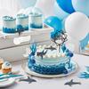 Decorațiuni Tort Ocean Topper Tort Rechin Figurine Rechin Decorațiune Temă Ocean Minge Albastră Decor Tort Topper Brioșă Mare