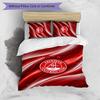 Set Biancheria da Letto Stampato Aberdeen FC 3 Pezzi Copripiumino Traspirante con Federe Biancheria da Letto Decorativa per Camera da Letto Casa