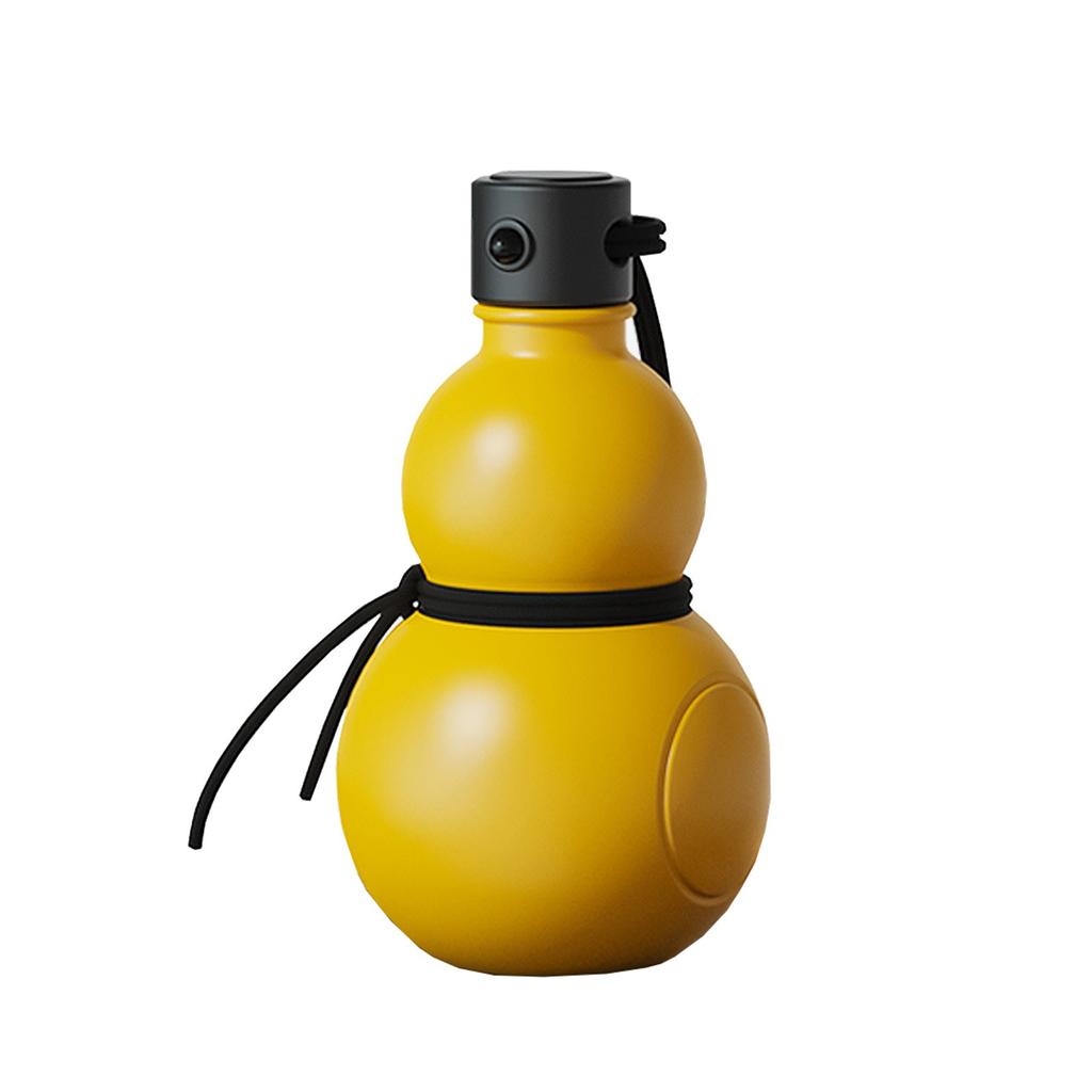 Gourd Water Bottle, 900 Ml Gourd Style Water Bottle, Gourd Sports Water Bottle Travel Water Bottle For Gym