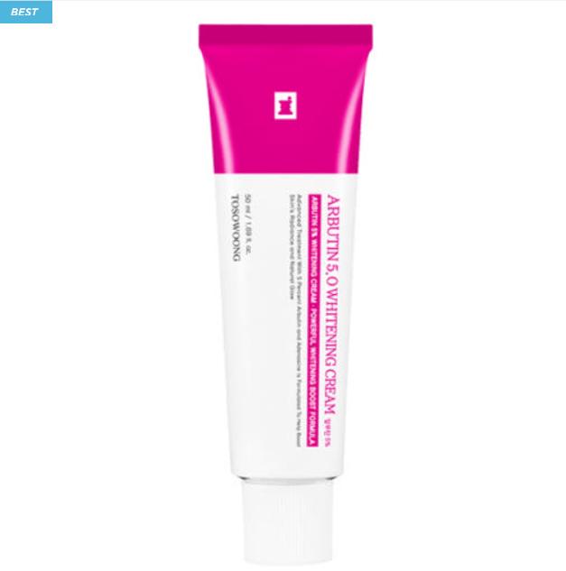 

TOSOWOONG Отбеливающий крем с арбутином 5% 50г — Осветляющий и увлажняющий уход для пигментации и морщин 1 ea