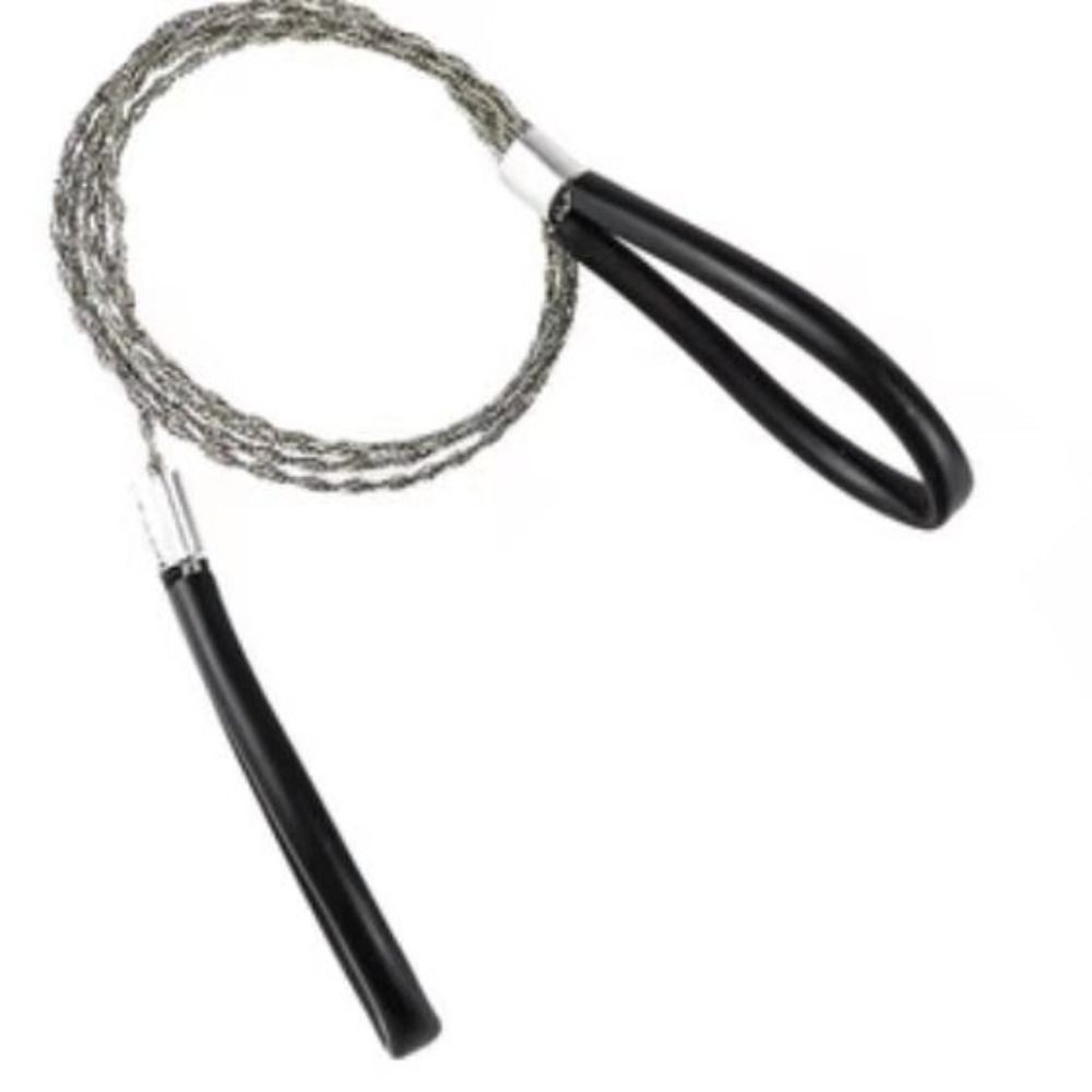 Manual Stainless Steel Wire Saw with Handle Hand Steel Wire Saw Travel Camping