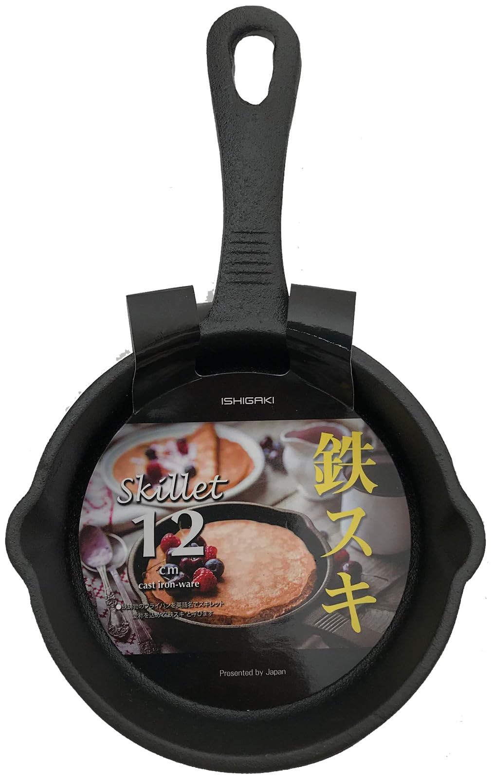 

Ishigaki Sangyo Skillet Frying Pan One Hand Cast Iron 12cm