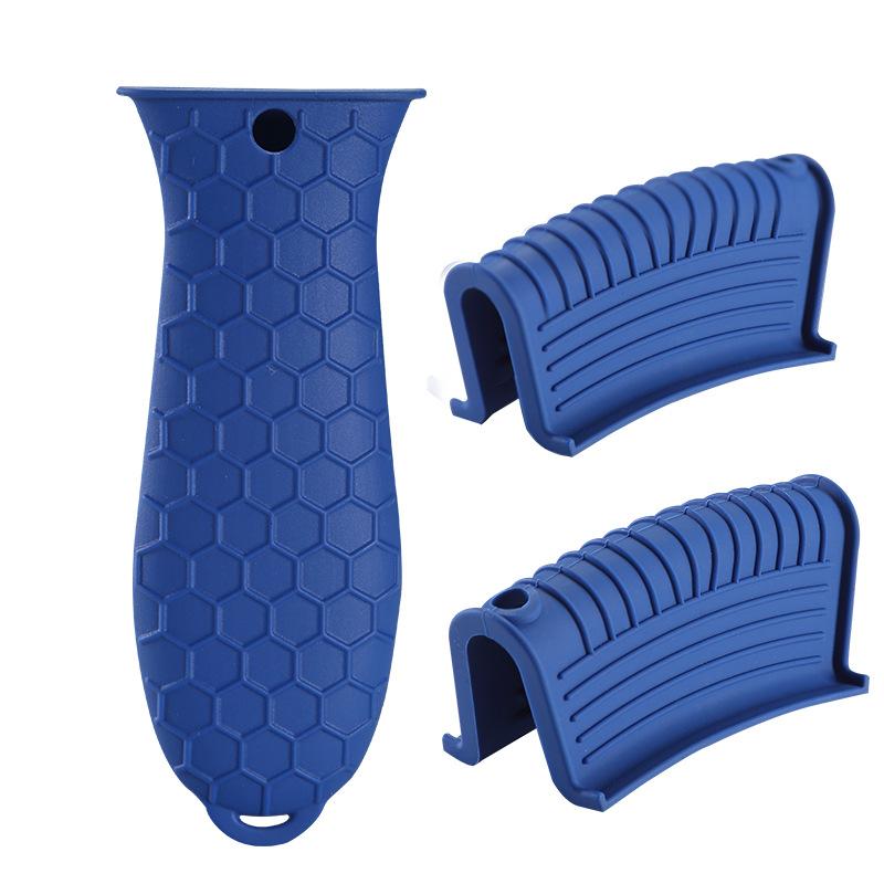 Σετ 3 Τεμαχίων Αντιολισθητικά Καλύμματα Λαβής Σιλικόνης Ανθεκτικά στη Θερμότητα για Μαντεμένια Τηγάνια, Τηγάνια & Κατσαρόλες