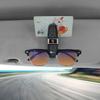 1pcs Car Sun Visor Glasses Box Universal Sunglasses Clip Card For Porsche Cayenne Macan 911 Gt3 918 928 944 968 Boxster Panamera