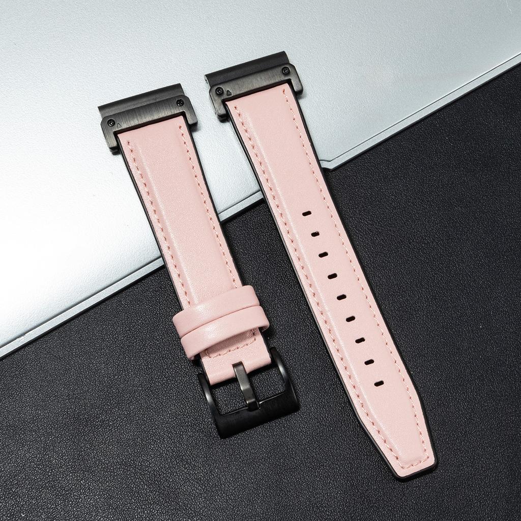 26mm 22mm Leather Strap for Garmin Watch Fenix 8 51mm 6 6x 7 7x Pro 5 5x Plus Band Vintage Bracelet Forerunner 945 925 Wristband