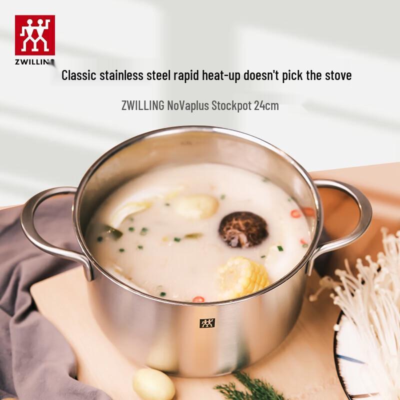 ZWILLING 304 Stainless Steel Soup & Steamer Pot