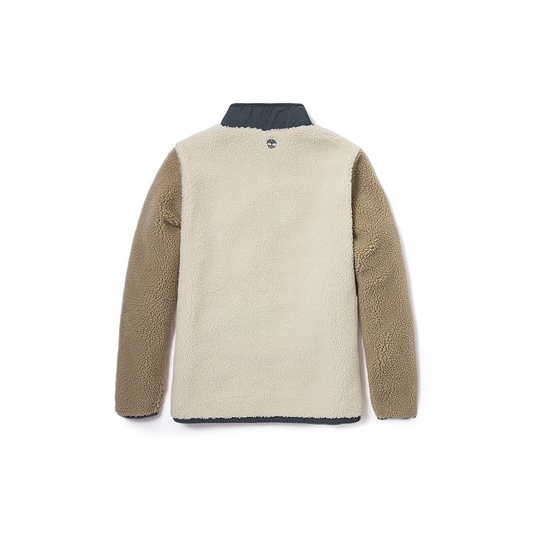 Timberland Venkovní fleecová bunda Unisex bunda Šedá-Kámen Kouřově bílá A5PUP-EG0