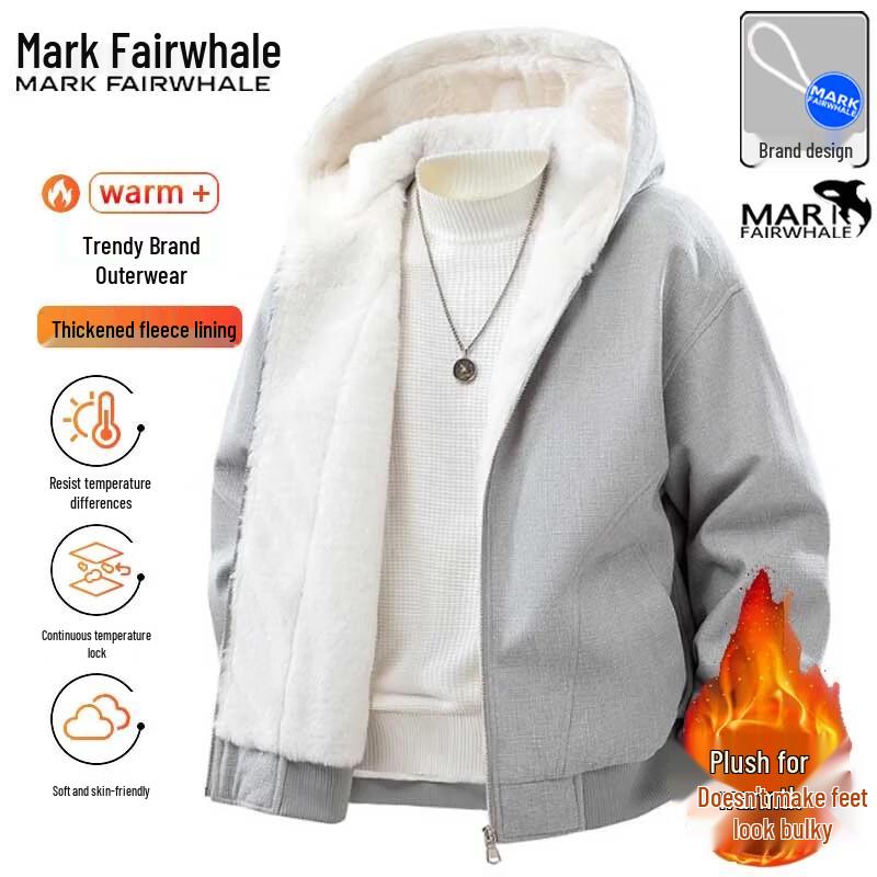 Mark Fairwhale Men's Hooded Winter Jacket