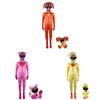 Poppy Playtime Halloween Jumpsuit Cosplay Costume Milk Silk Polyester For Kids Roleplay