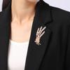 Fashion Personality Wheat Brooch Women'S Suit Brooch Simple Jacket Large Pin Accessories Men'S And Women'S Collar Pin