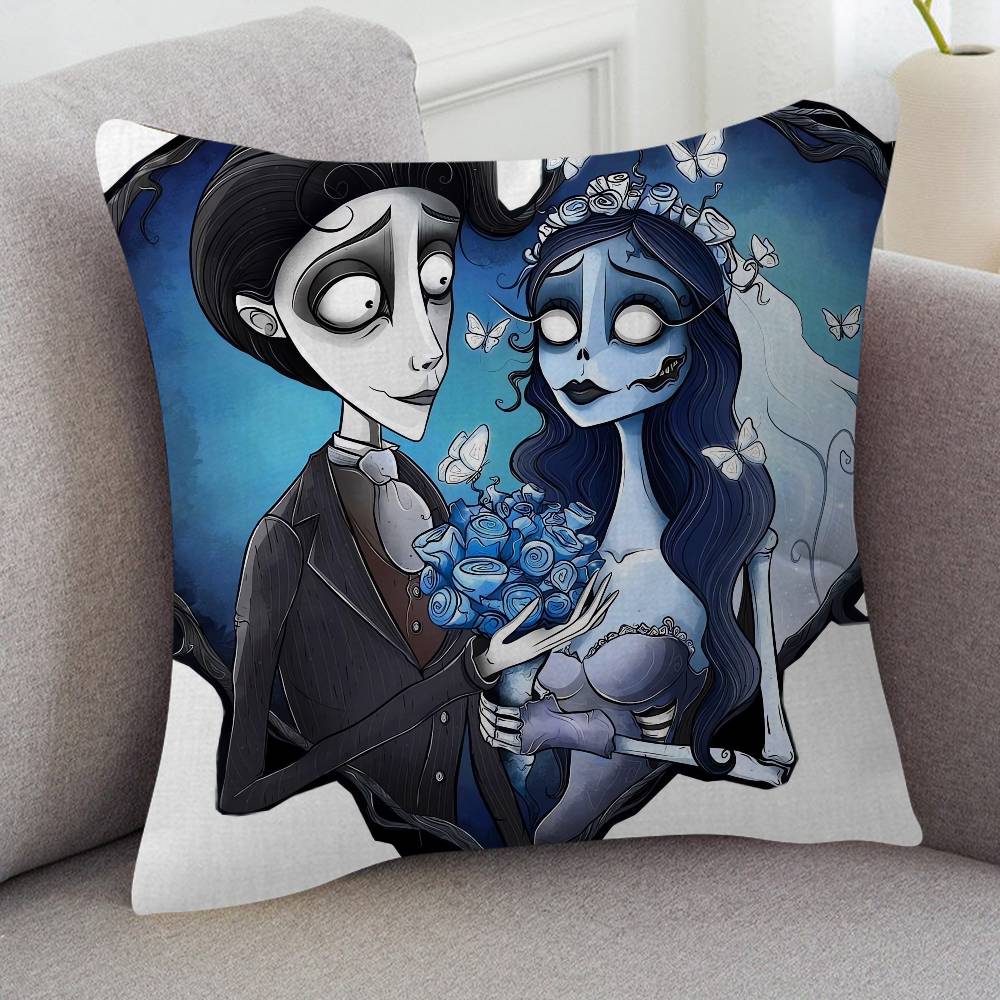 Anime Corpse Bride Game For Cartoon Print Peripheral Pillow Case Cushion Cover Home Decor Birthday Gift Pillowcover