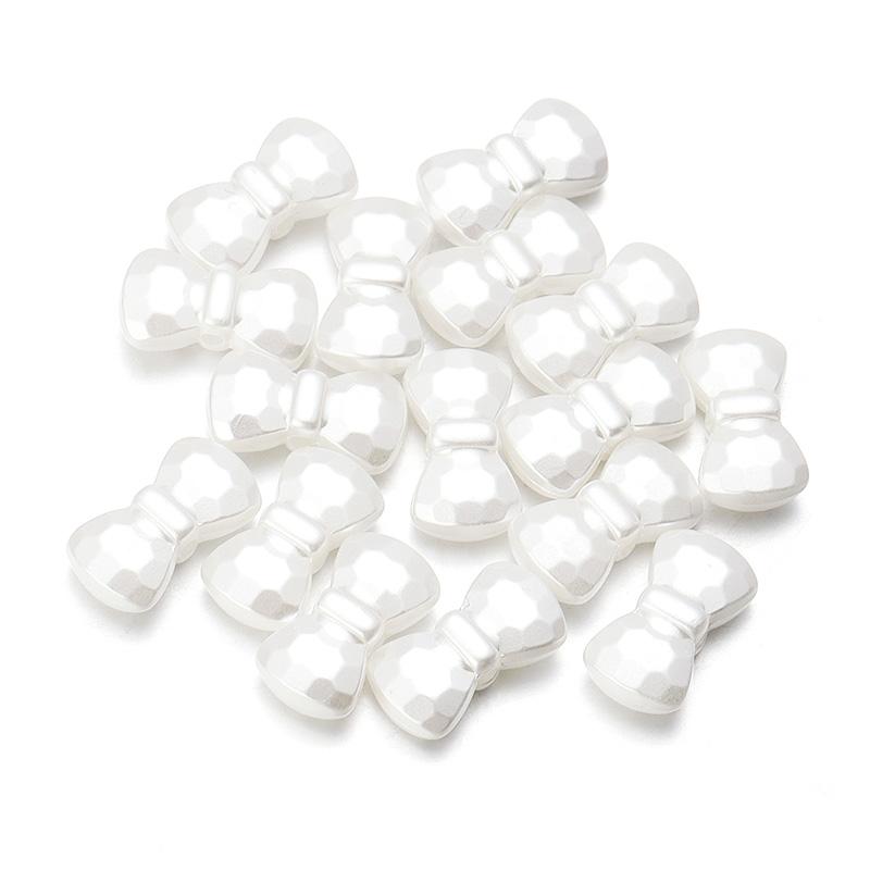 30-100Pcs Multi-shape Acrylic Beads Charms Imitation Pearl Beads For DIY Necklace Bracelet Pendant Jewelry Making Accessories