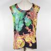VERSACE Medusa Other tops No sleeve black/multicolor silk Women Used