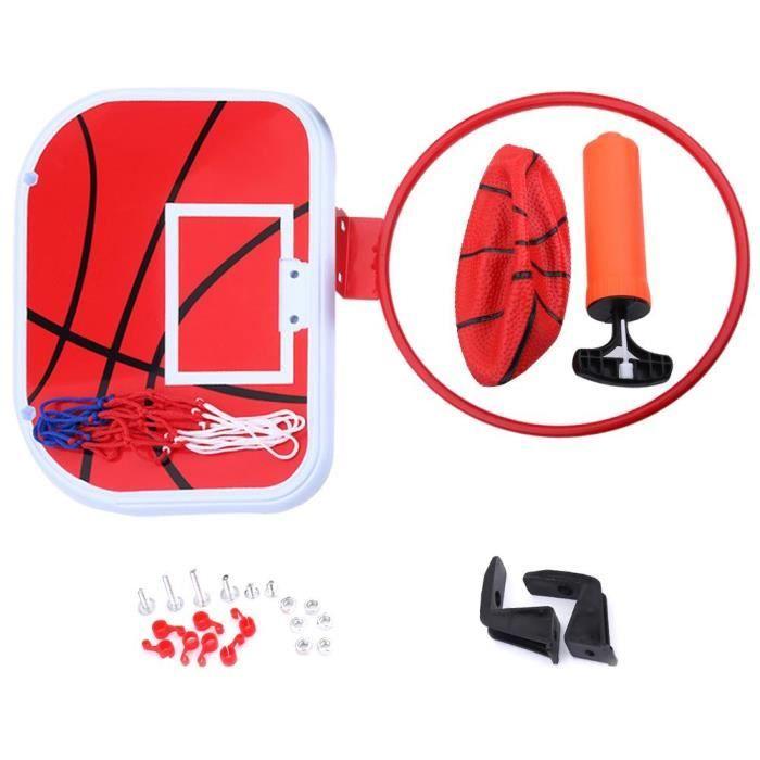 Kit de Mini plateau de basket-ball Cerceau suspendu mini basket-ball jouet extérieur jeu d'enfants d'intérieur avec compresseur-MOO