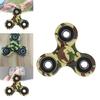 Colorful Plastic Fidget Spinner Kids Toy Yellow Cartoon Illustration