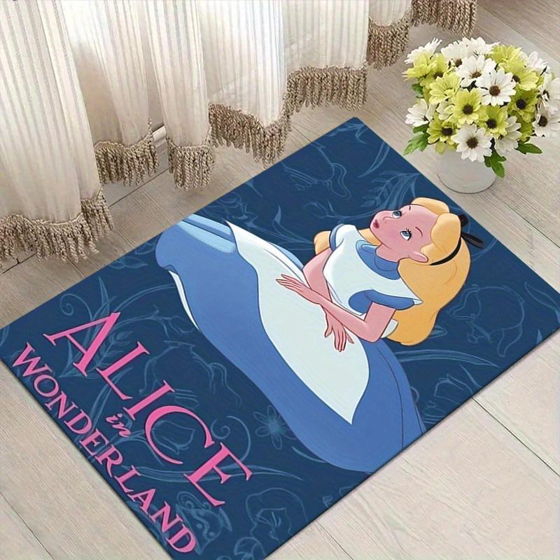 1pc Alice in Wonderland Maze Pattern Area Rug Soft Flannel Floor Mat for Living Room,Office,Bedroom and Carpet,Sofa Coffee Table Floor Mat 60cm by 90cm
