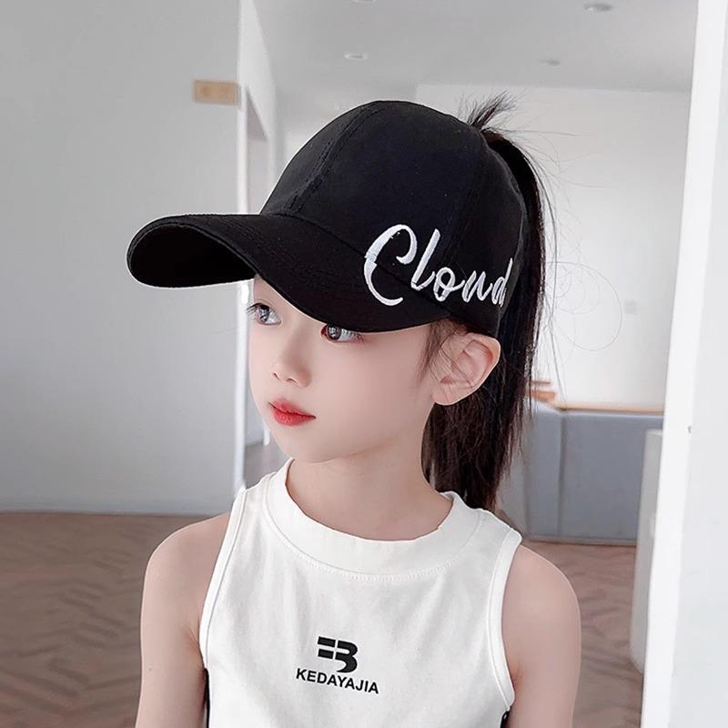Summer Deep-Top Hat That Can Be Used As a Ponytail Girls' Sun Protection Hat Baseball Cap Versatile Style Trendy Duckbill Cap