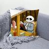 Süße H-Undertale Sans-W Kissenhülle Kissenbezug Weich Süß Dekokissenhülle Für Auto Sofa Kissenbezug Polyester Mit Reißverschluss