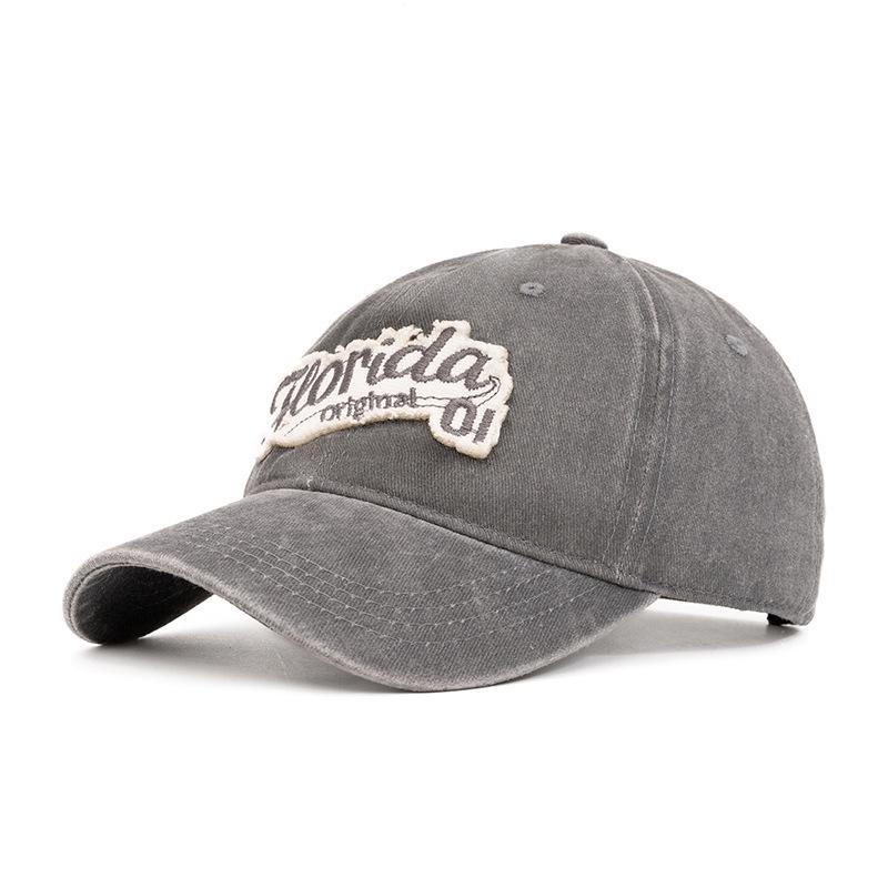 Vintage Buchstaben Baseballkappe Damen Bestickte Kappe Herren Outdoor Sport Sonnenhut