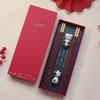 Engraved Logo Chopstick Rest Gift Set with Engraving & Hot Stamping for Corporate Souvenirs