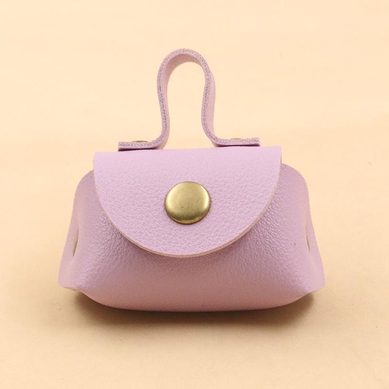Retro Style PU Leather Necklace Coin Purse - 16 Color Choices, Trendy Accessory
