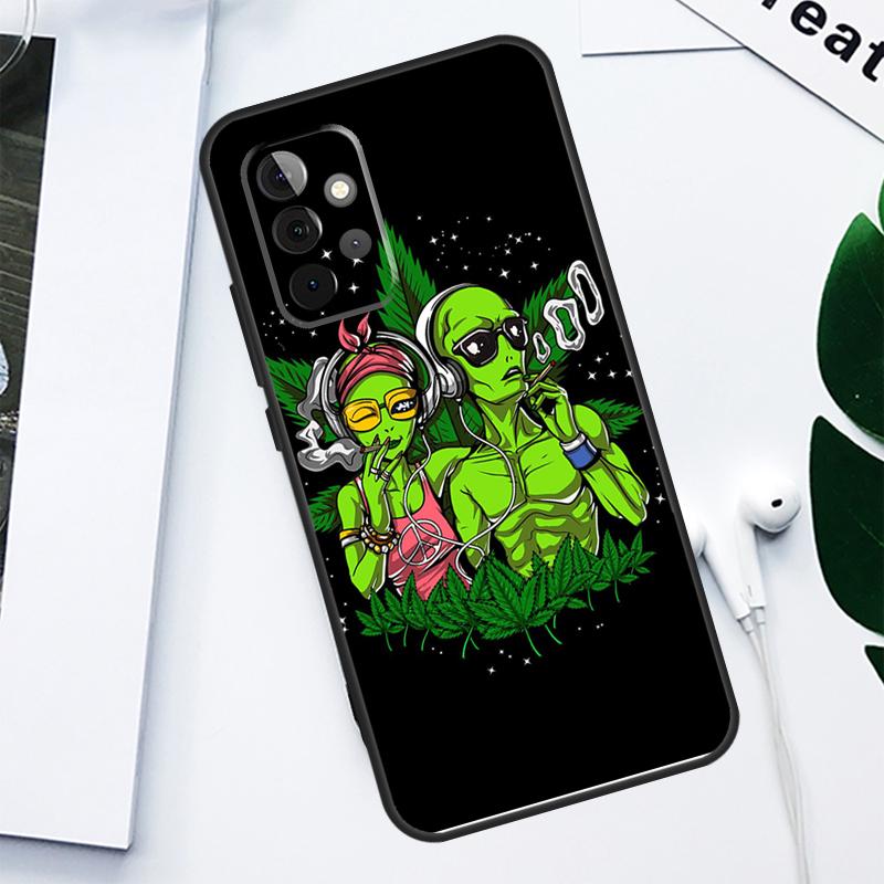 Space Alien Magic For Samsung Galaxy A13 A53 A33 A54 A34 A14 A55 A35 A15 A05 A06 A16 A22 A32 A52 Phone Case
