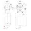 5840-31ZY Waterproof DC Gear Motor Reverse and Reverse Speed Regulation 12V24V High Torque Motor