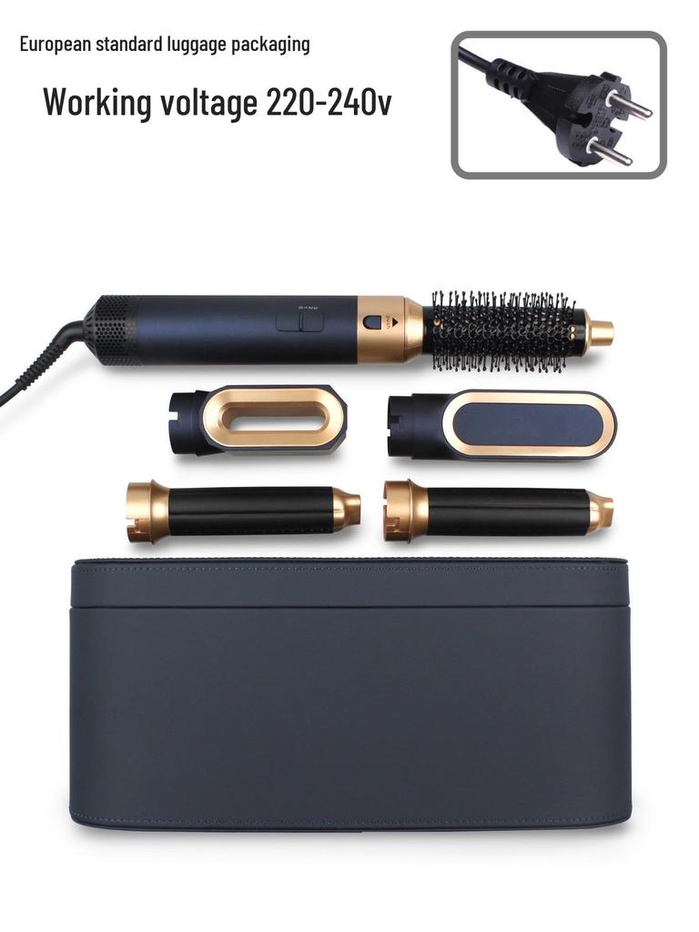 European and American Standard 5-in-1 Hair Styling Tool: High-Speed Dryer & Automatic Curler.