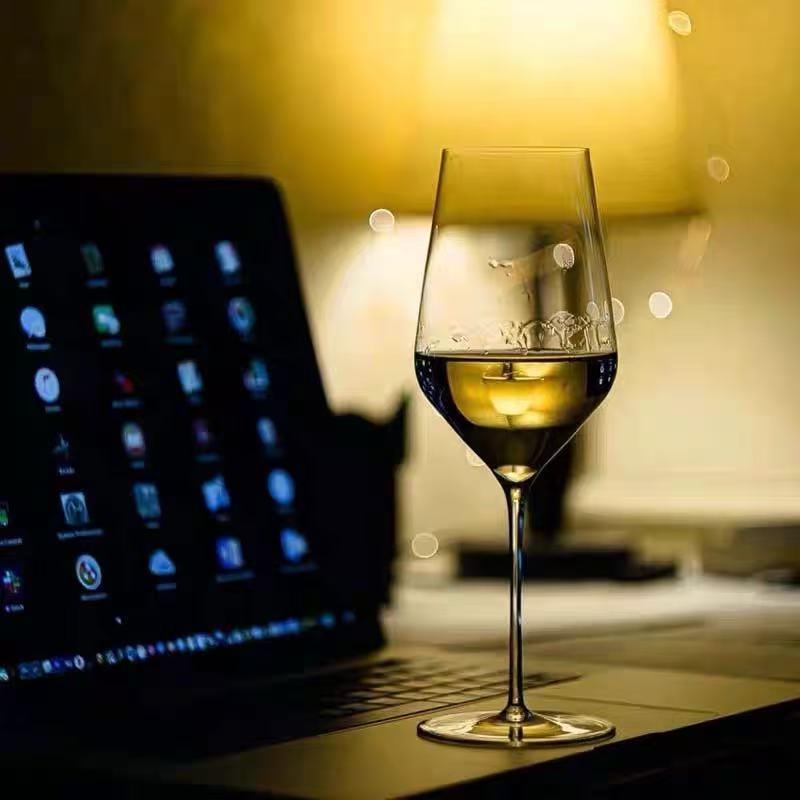 Large Capacity Upscale Burgundy Sweet Wine Cup Crystal Handmade Extremely Thin Wine Glass Aroma Enlarge Goblet Champagne Glass