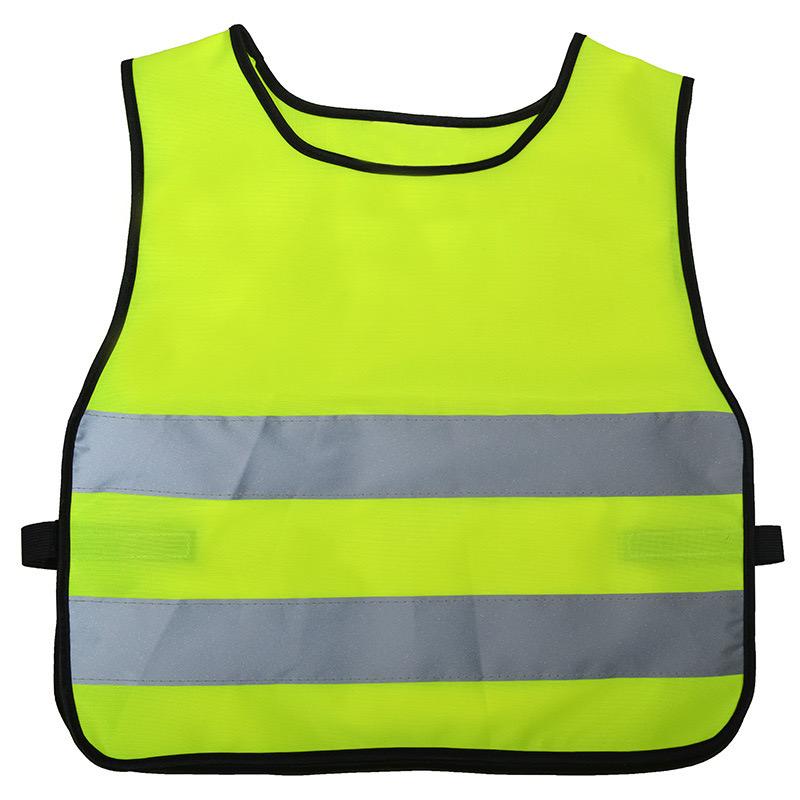 Good Quality Kids Safety Vest High Visibility Custom Child Reflective Vest for Kids Cycling Running (Green,S) зелёный