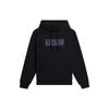 Li-Ning Sports Life Sudadera con Capucha Pulóver Estampado Color Sólido Manga Larga Tops Unisex Negro AWDSB43-1