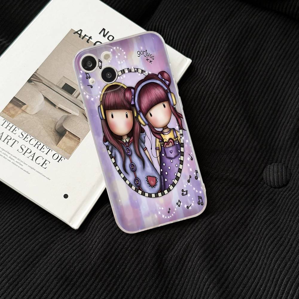 S-Santoro-Gorjuss For iPhone 17 Air 16 Pro Max 15 14 13 12 11 Plus phone Case iPhone 15 plus