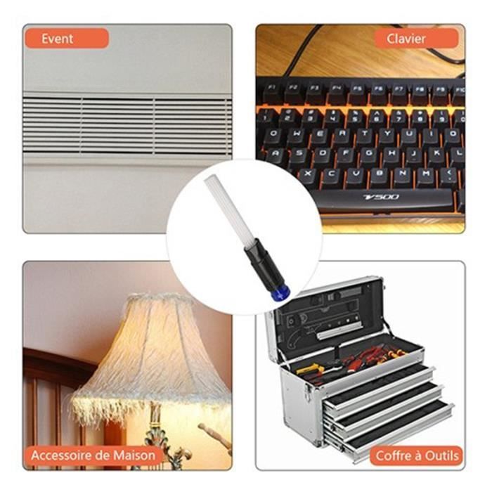 Prachovky Příslušenství Vysavače Nástavec Vysavače pro Čištění Malých Koutů Jako Větrací Otvor, Klávesnice, Zásuvka, Auto, Šperk