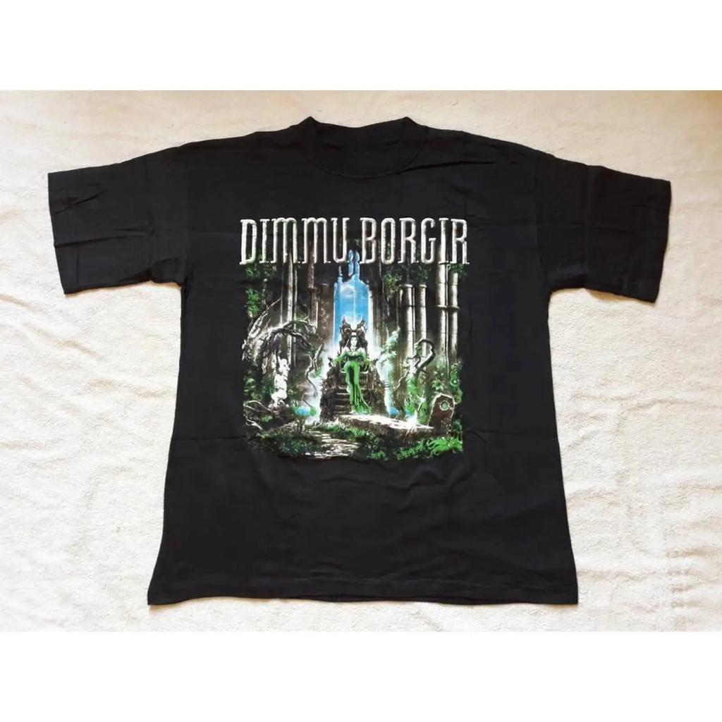 Dimmu Borgir Band Musik 1998 Vintage Schwarz Unisex T-Shirt S234xl Vintage Atmungsaktiv Grafik Vielseitig Bequem Stilvoll