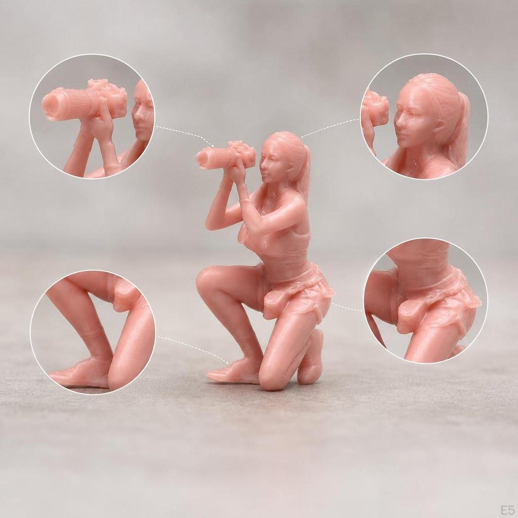 1/64 Miniature Figures Model Action Figure Sand Table Ornament Photography Tiny People Collectibles