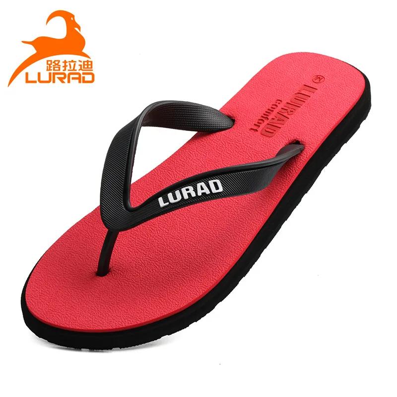 

Мужские шлепанцы Летние нескользящие уличные сандалии Тапочки Повседневная резиновая пляжная обувь Тренд Износостойкие Удобные Модные Антистатические 39-40