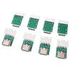 10PCS USB3.1 Type-C Test Board Kit- Female Connector Set - 16P 2.54mm PCB Converter for High-Current Power Supply Adapters