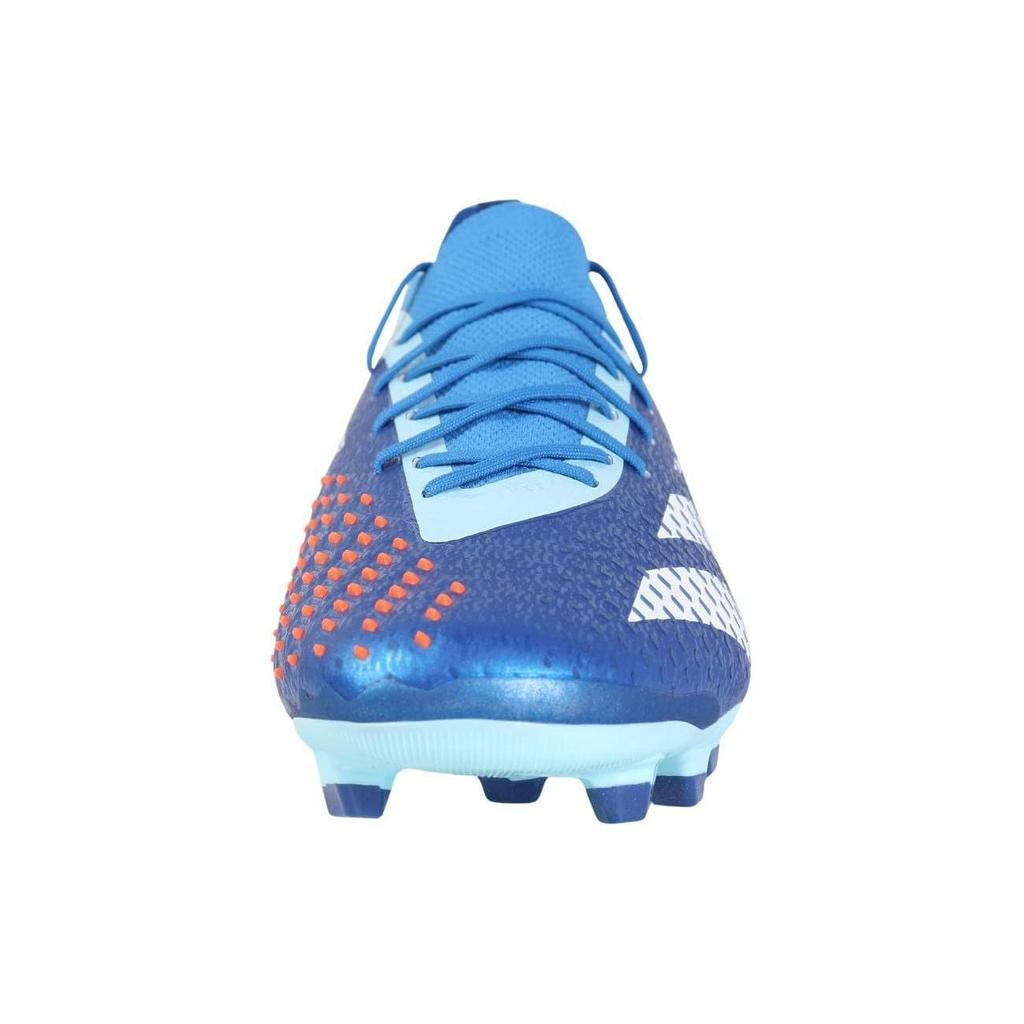 Adidas Predator Series Round Toe Lace-Up AG (Rubber Short Studs) Durable Soccer Shoes Men Soccer Shoes Blue IE9428